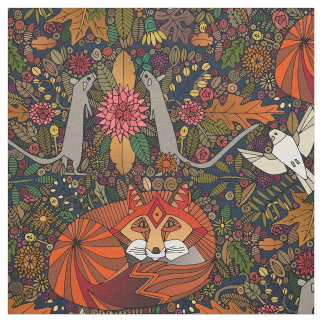Fuchsgarten Stoff (Muster)