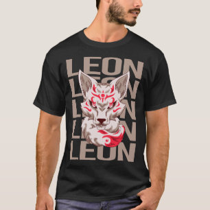 Fuchsgesicht - Leon Name T-Shirt