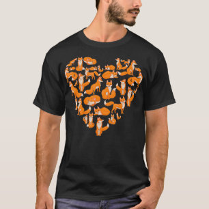 Fuchsherz-Liebhaber Füchse Liebe Geschenke für Mäd T-Shirt