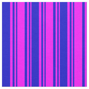 Fuchsia & Blauer Farbmuster Stoff
