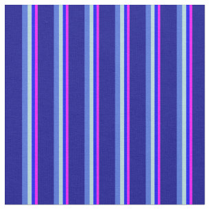 Fuchsia, Blue, Powder Blue, Royal Blue & Dark Blue Stoff