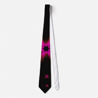 Fuchsia Blume Burst Krawatte