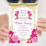 Fuchsia Blume Quinceañera 15 Anos Geburtstag Einladung<br><div class="desc">Fuchsia Blume Quinceañera 15 Anos Einladung zum Geburtstag</div>