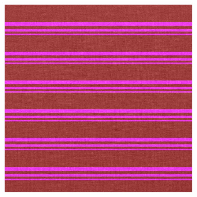 Fuchsia & Dark Red Pattern Stoff (Nahaufnahme)
