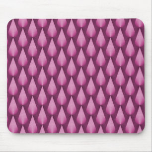 Fuchsia Dazzling Raindrops Mousepad