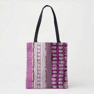 Fuchsia Ethnic Border Abstrakt Tasche