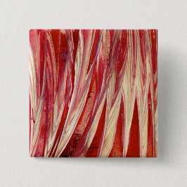 Fuchsia Feather Fringe Button