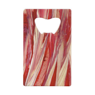 Fuchsia Feather Fringe Geldbeutel Flaschenöffner