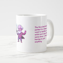 Fuchsia Freud Psychology Rorschach Test Quote for  Jumbo-Tasse