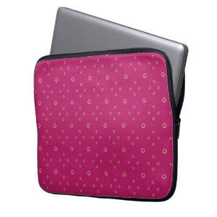 Fuchsia   Golden Zinnia Sonne Laptopschutzhülle