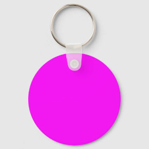 Fuchsia / Hot Pink FF00FF - Option zum Hinzufügen  Schlüsselanhänger
