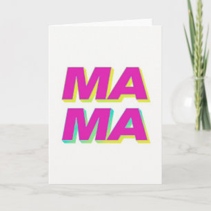 Fuchsia Mama Grafikkarte Karte