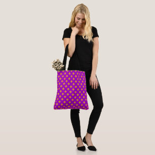 Fuchsia + Orange Karo Tasche