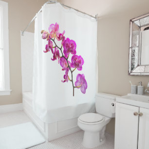 Fuchsia Orchid Spray Duschvorhang