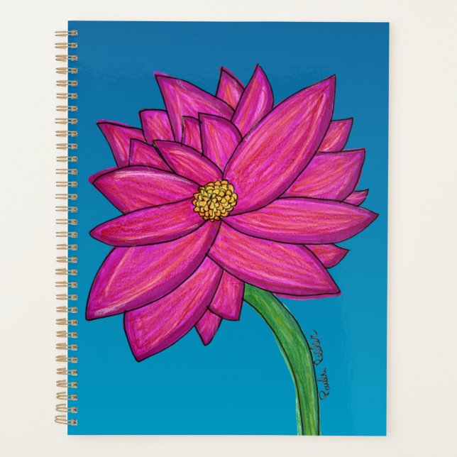 Fuchsia Pink Flower (Devant)