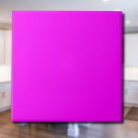 Fuchsia Pink Solid Color | Klassisches Elegant Fliese<br><div class="desc">Fuchsia Pink Solid Color | Classic | elegant | Trendy | Stilvoll | Geschenk</div>