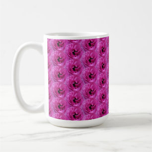 Fuchsia Ranunculus - Modernes Blumendesign Kaffeetasse