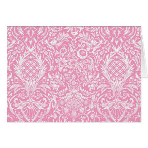 Fuchsia rose ananas Victorian Vintage Damask