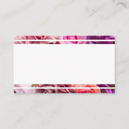 Fuchsia-Rose-Platzkarte Platzkarte