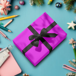 Fuchsia Solid Color   Classic   elegant Geschenkpapier