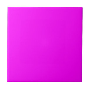 Fuchsia Solid Color Fliese