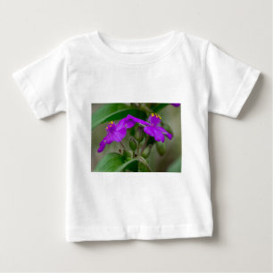 Fuchsia Spiderwort Twins Wildblume Geschenke Appar Baby T-shirt