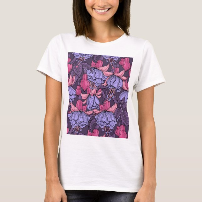 Fuchsia-T-Shirt T-Shirt (Vorderseite)