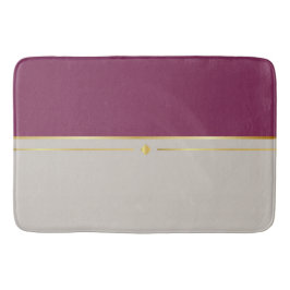 Fuchsia & Taupe Haven Badematte