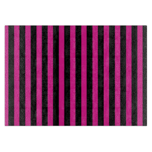 Fuchsia und schwarze Süßigkeiten Schneidebrett