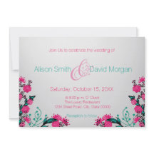 Fuchsia und Türkis Wedding