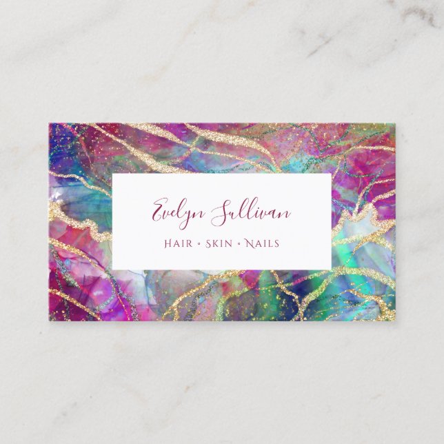 Fuchsia-Visitenkarte Visitenkarte (Vorderseite)