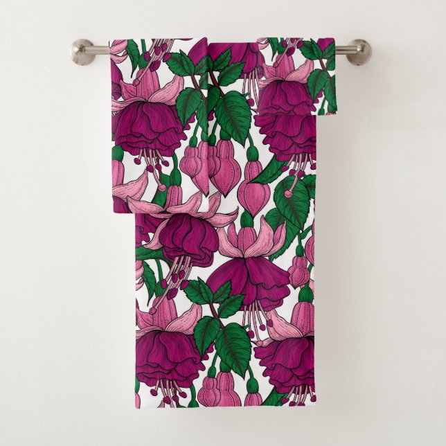 Fuchsie Badhandtuch Set (Insitu)