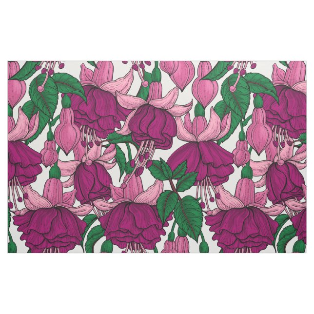 Fuchsie Stoff (Fat Quarter (45,7 x 55,9 cm))
