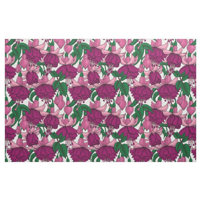 Fuchsie Stoff (Fat Quarter (45,7 x 55,9 cm))