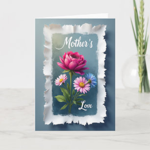 Fuchsien-Blumenkarte für Mütter zur Liebe Karte