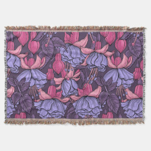 Fuchsien in Rosa und Violett Decke