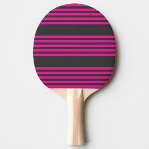 Fuchsien und Holzkohle, fünf Streifen Muster Tischtennis Schläger