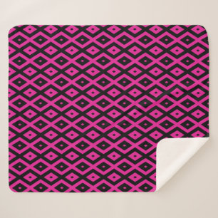 Fuchsien und schwarzer Diamant Sherpadecke