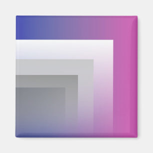 Fuchsienblau grau magnet