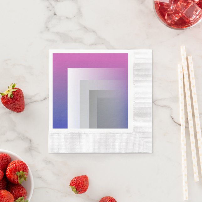 Fuchsienblau grau serviette (Beispiel)