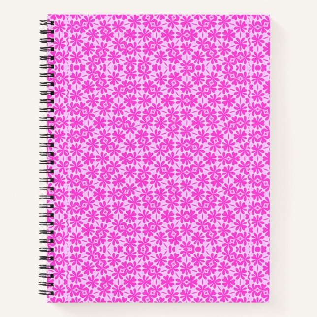 Fuchsienblüten Notizbuch (Vorderseite)
