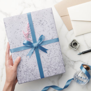 Fuchsienvioletter Kunstglitter Geschenkpapier