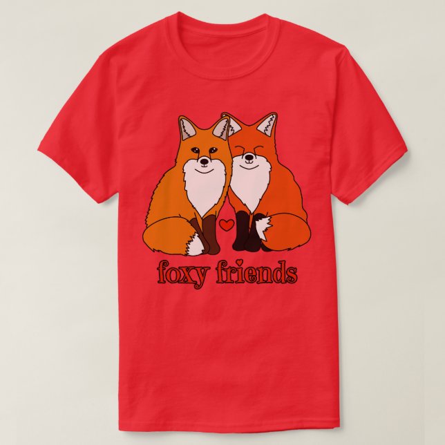 Fuchsige Freunde T-Shirt (Design vorne)