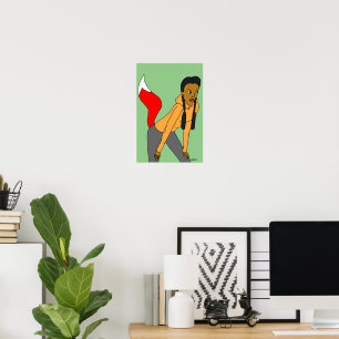 füchsisches Mädchen Poster