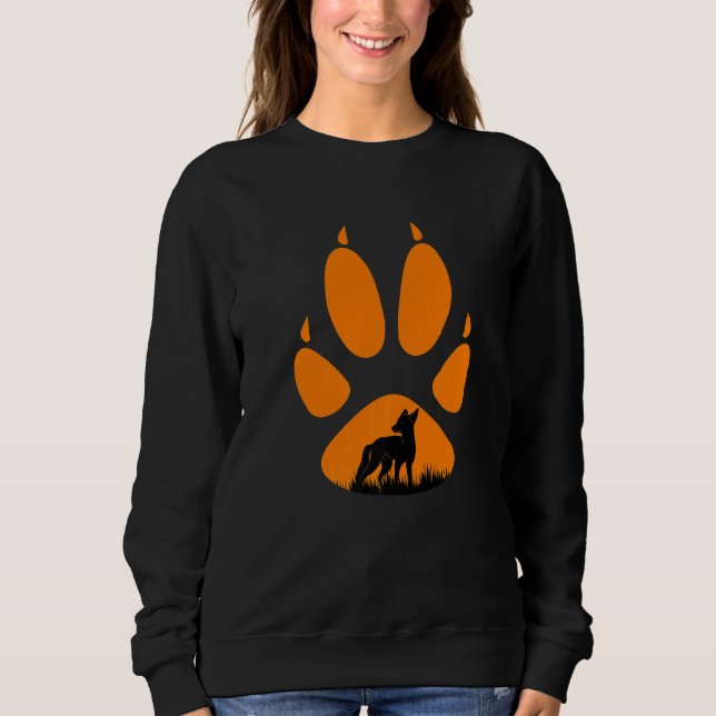 Fuchspfote Fuchsjagd Jagd Jäger  2 Sweatshirt (Vorderseite)
