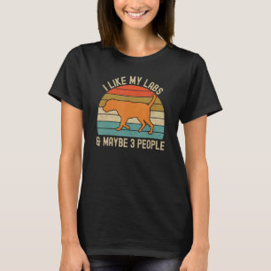 Fuchsroter Lab Labrador für Mama Papa Kinder Ich m T-Shirt