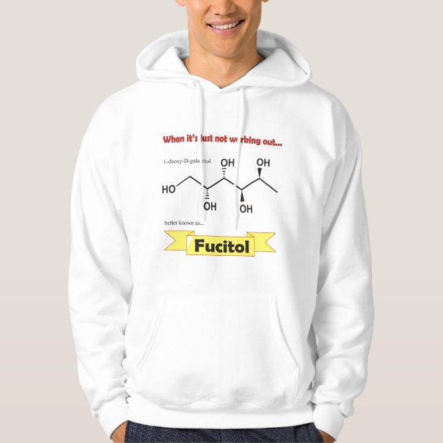 Fucitol Bio Molekül Hoodie (Vorderseite)