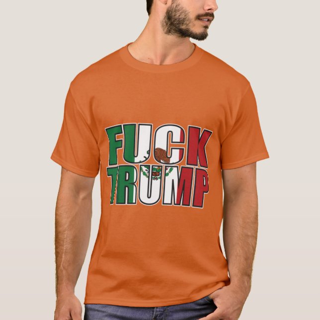 Fuckrump Meican Flag boy T-Shirt (Vorderseite)