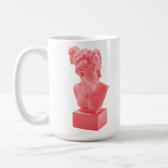 Fucsia-Venus-Büste Kaffeetasse (Links)
