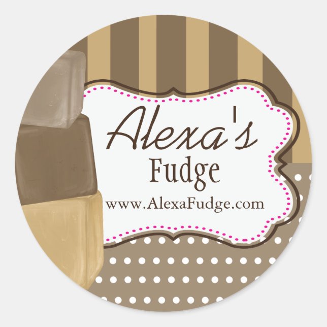 Fudge Business Sticker (Vorderseite)